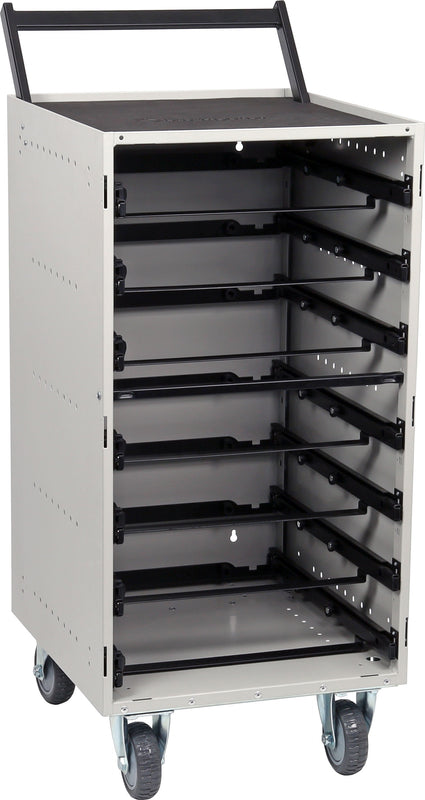 SCS7ST - StorageTek Single Trolley Cabinet holds 7 small ABS cases